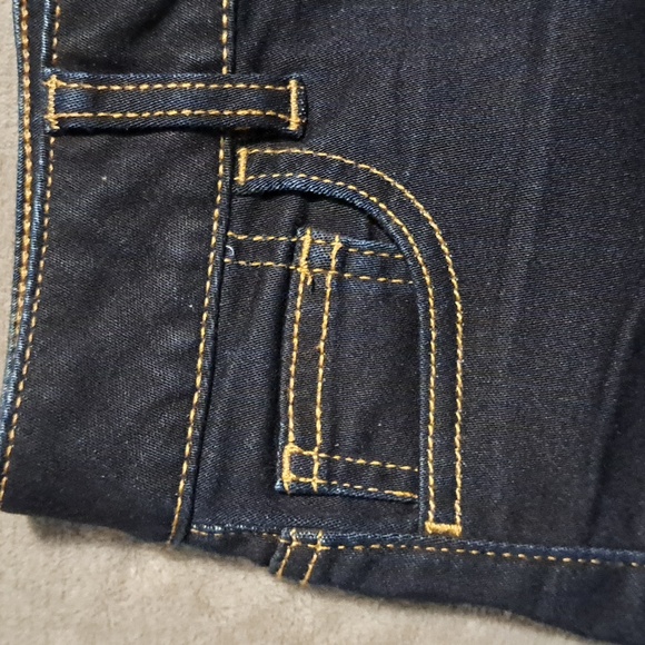 Like-new American Eagle Outfitters Cut-off Dark denim jean shorts Size 0 - Picture 4 of 8